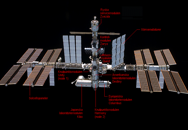 Rymdstationen ISS efter flight 15A