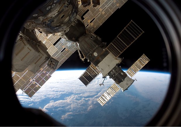 Utsikt från internationella rymdstationen