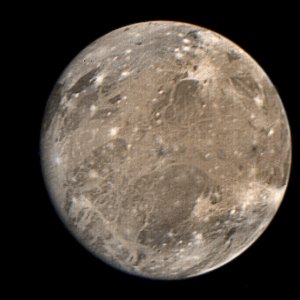 Ganymedes, måne till Jupiter